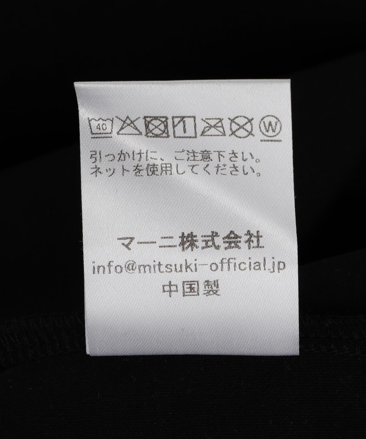 MITSUKI/ミツキ 拼接鏤空連衣裙