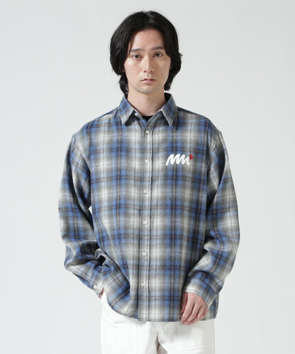muta MARINE 聯名格紋襯衫