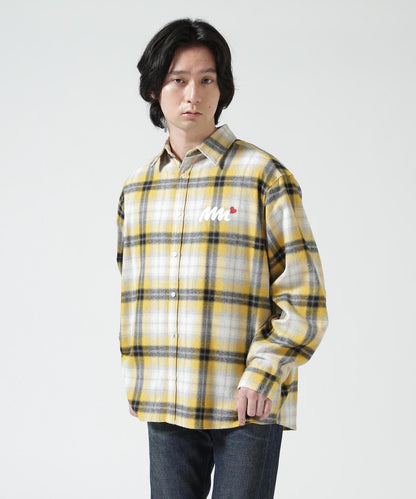 muta MARINE 聯名格紋襯衫