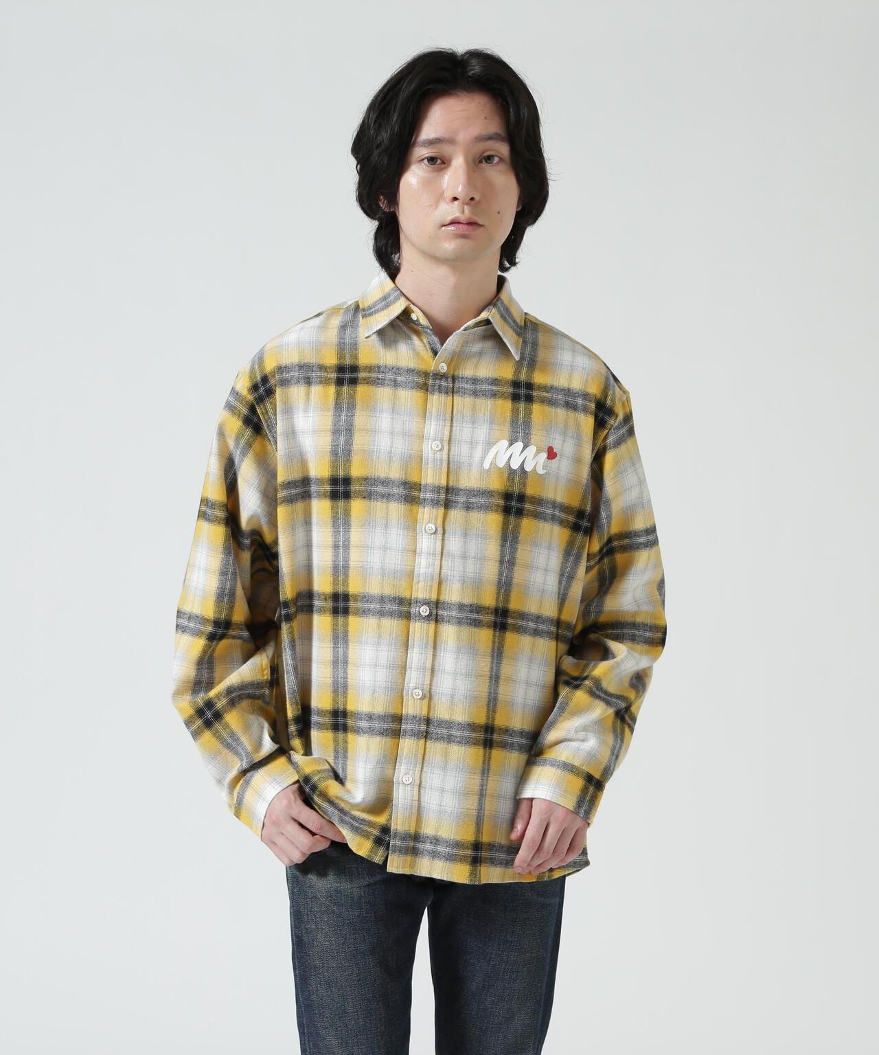 muta MARINE 聯名格紋襯衫