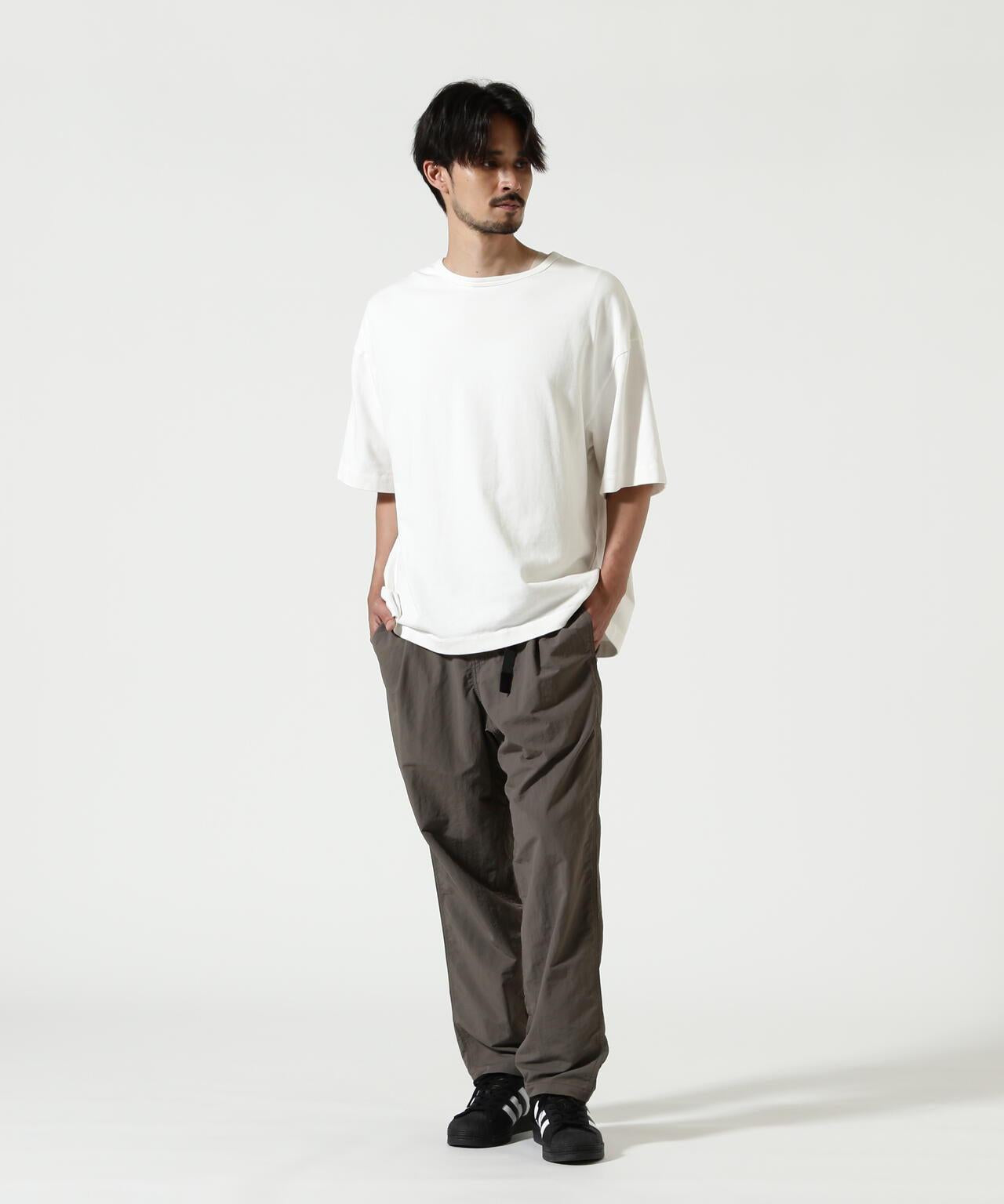 聯名 NYLON TUCK PANTS 尼龍褶襉褲