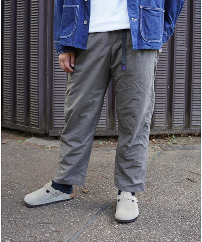聯名 NYLON TUCK PANTS 尼龍褶襉褲