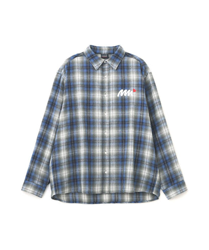 muta MARINE 聯名格紋襯衫