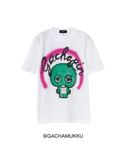 GACHAPIN Thumb Doll Spray 印花T恤
