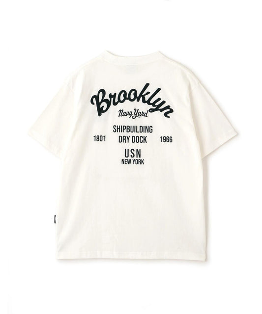 Brooklyn 字母刺繡短袖T恤