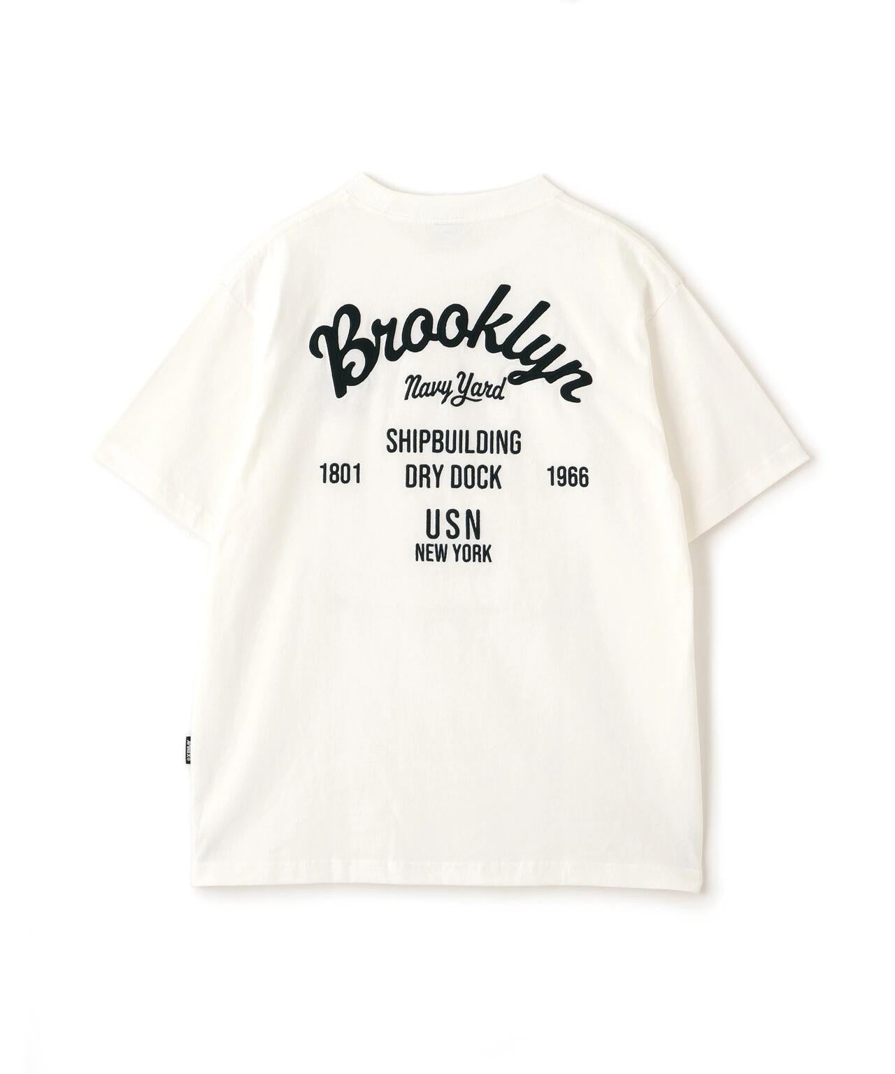 Brooklyn 字母刺繡短袖T恤