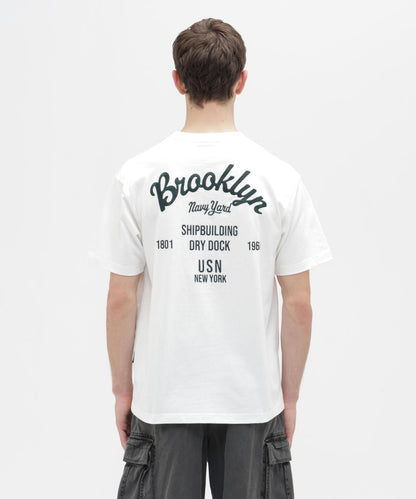 Brooklyn 字母刺繡短袖T恤