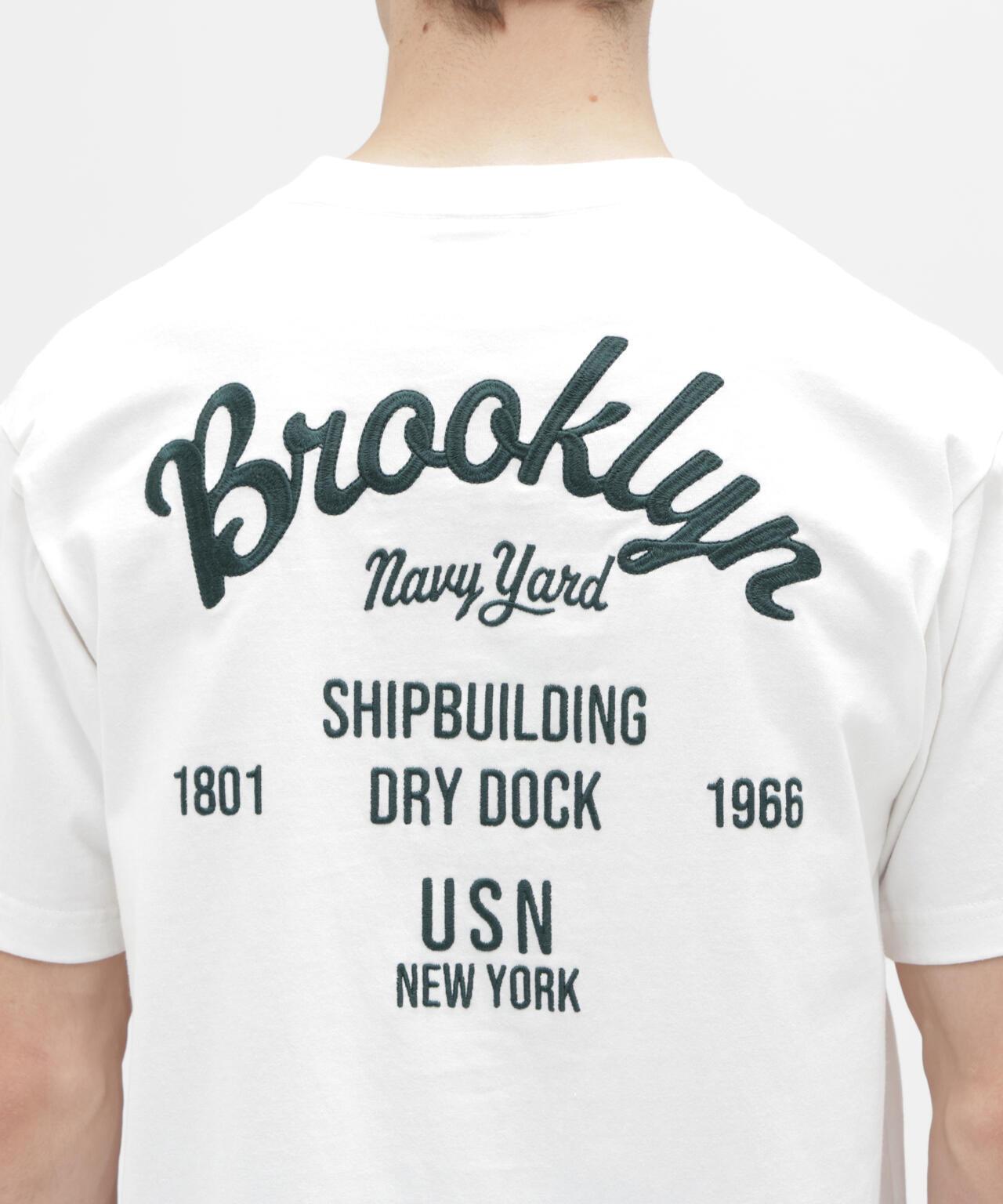 Brooklyn 字母刺繡短袖T恤
