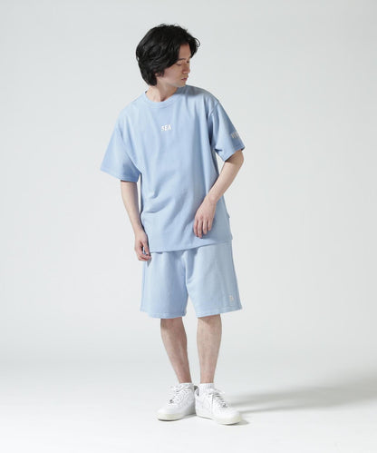 WIND AND SEA SULFUR DYEING LOGO HALF PANTS 短褲