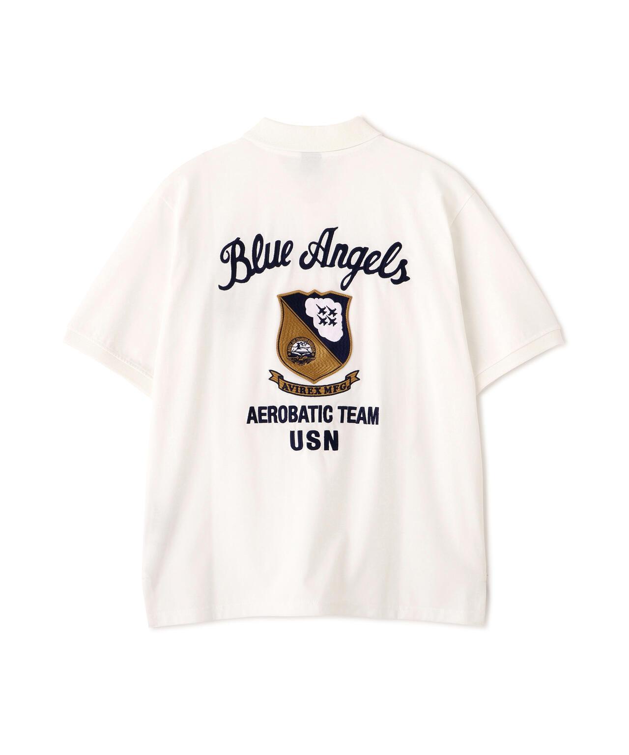 《&DEPOT限定》 BLUE ANGELS S/S POLO POLO衫