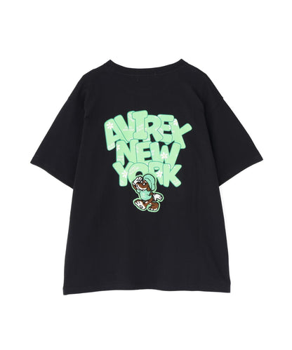 S/S SAGARA DOG NEW YORK 英文狗圖案短袖T恤（直営店限定）