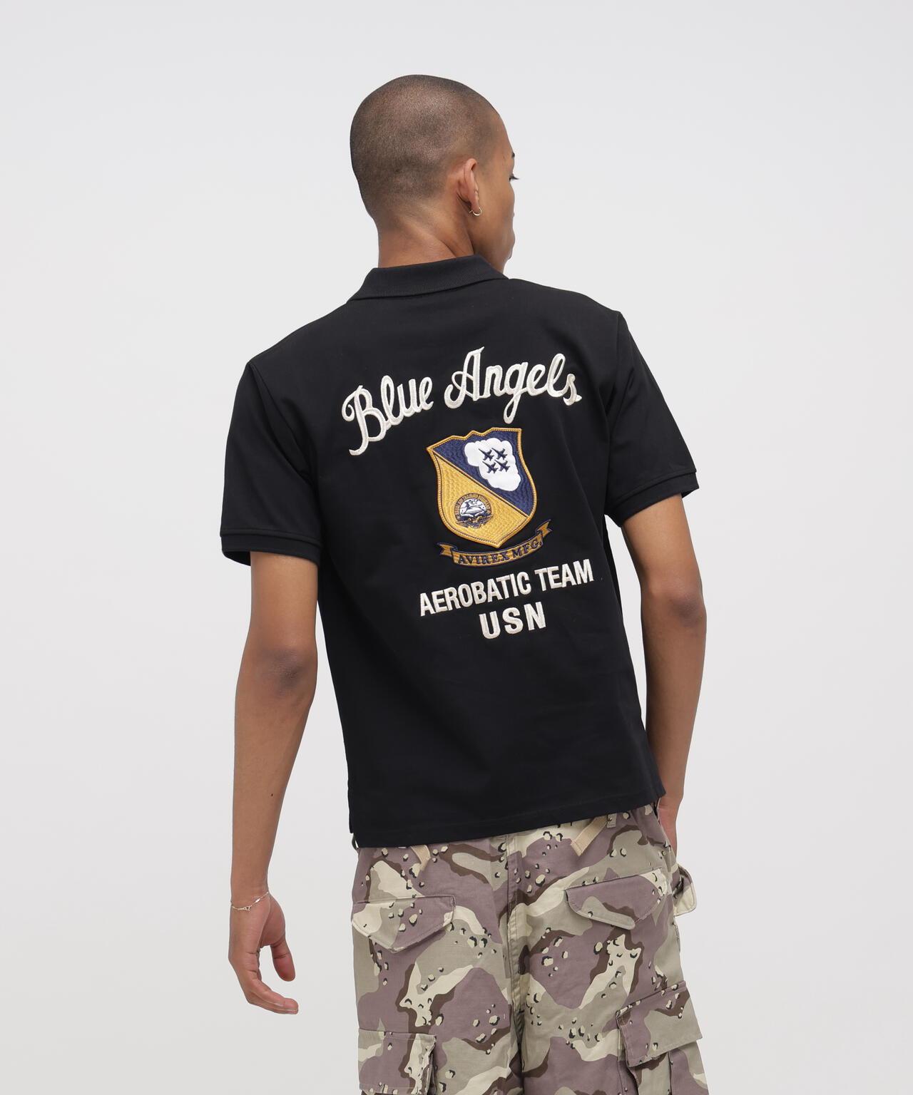 《&DEPOT限定》 BLUE ANGELS S/S POLO POLO衫