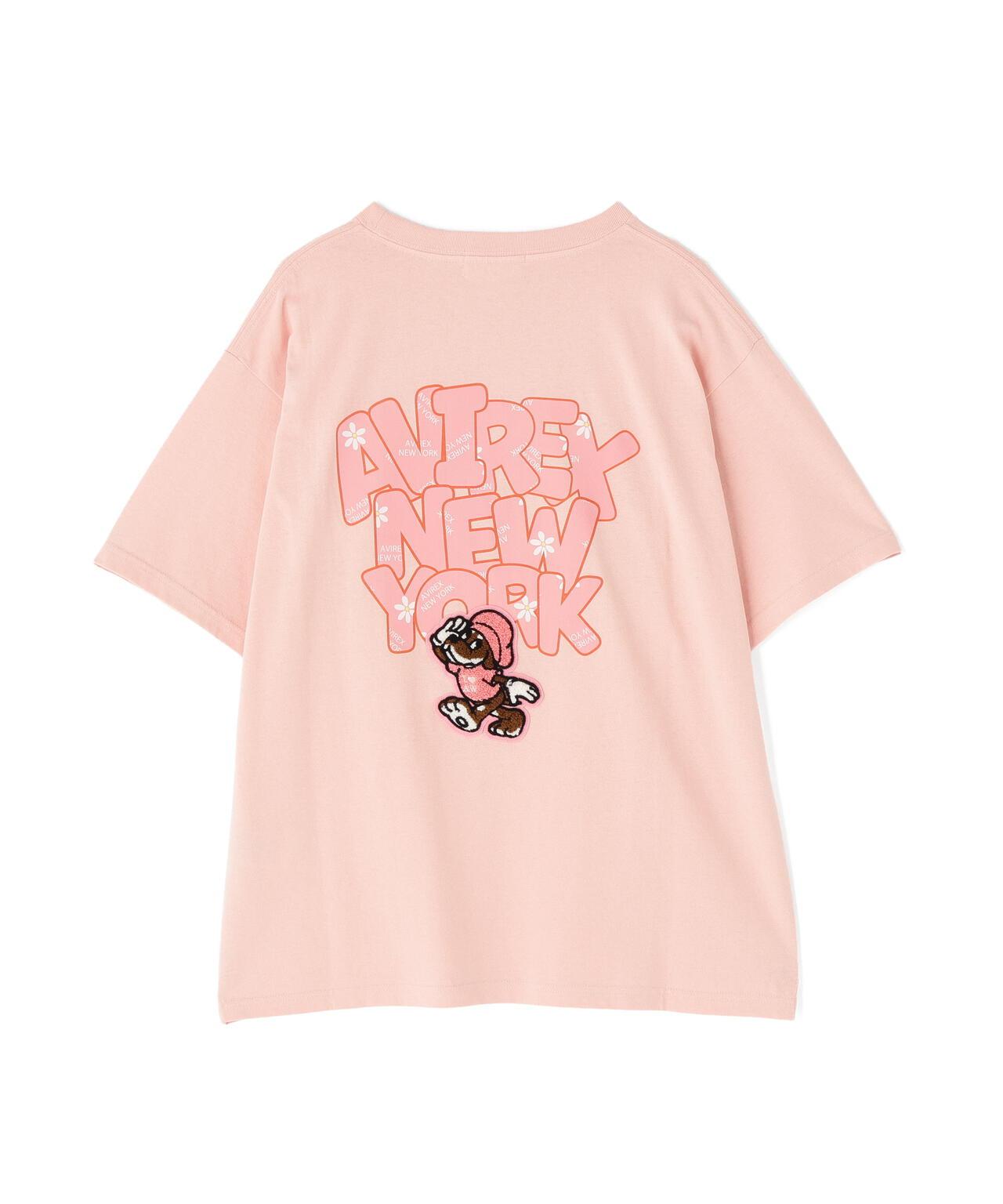 S/S SAGARA DOG NEW YORK 英文狗圖案短袖T恤（直営店限定）
