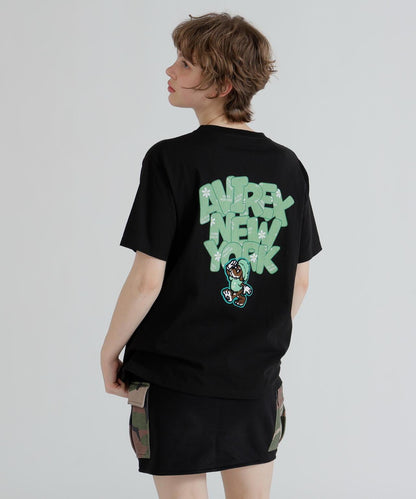 S/S SAGARA DOG NEW YORK 英文狗圖案短袖T恤（直営店限定）