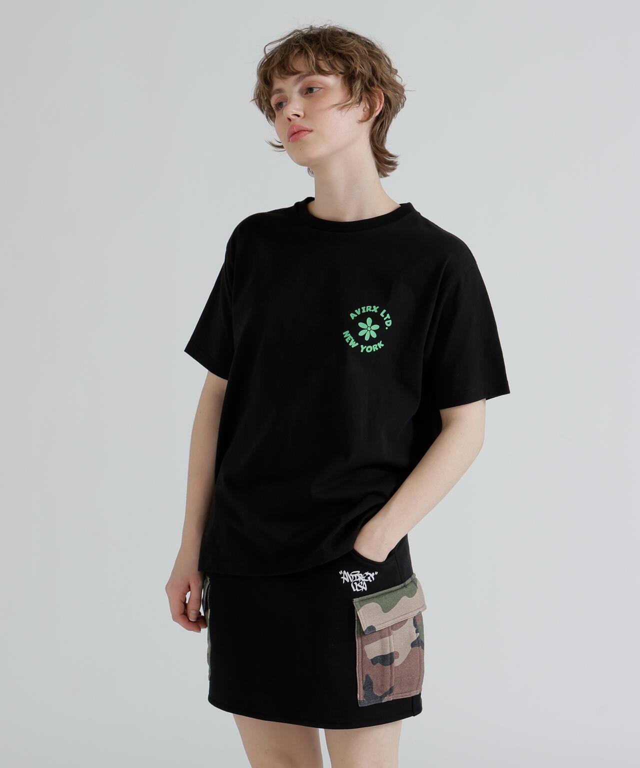 S/S SAGARA DOG NEW YORK 英文狗圖案短袖T恤（直営店限定）