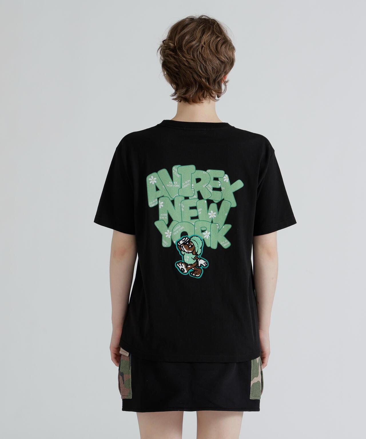 S/S SAGARA DOG NEW YORK 英文狗圖案短袖T恤（直営店限定）
