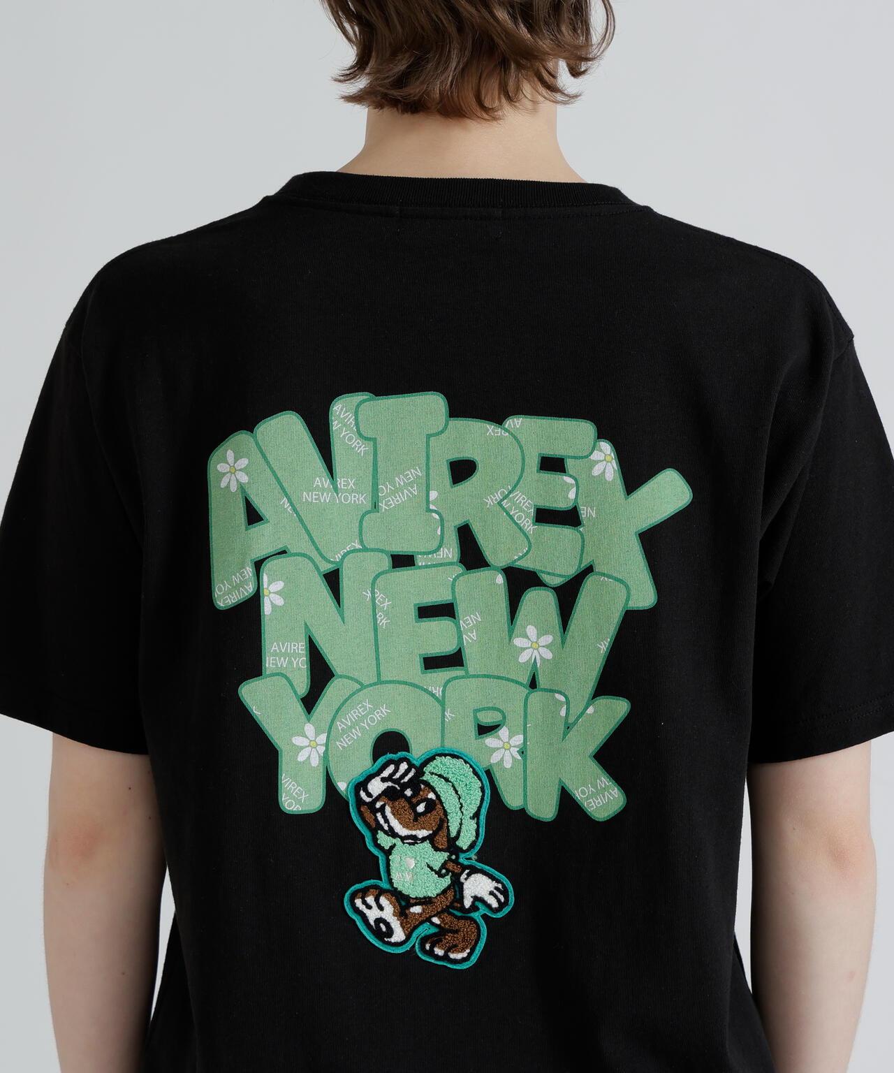 S/S SAGARA DOG NEW YORK 英文狗圖案短袖T恤（直営店限定）