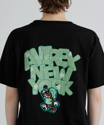 S/S SAGARA DOG NEW YORK 英文狗圖案短袖T恤（直営店限定）
