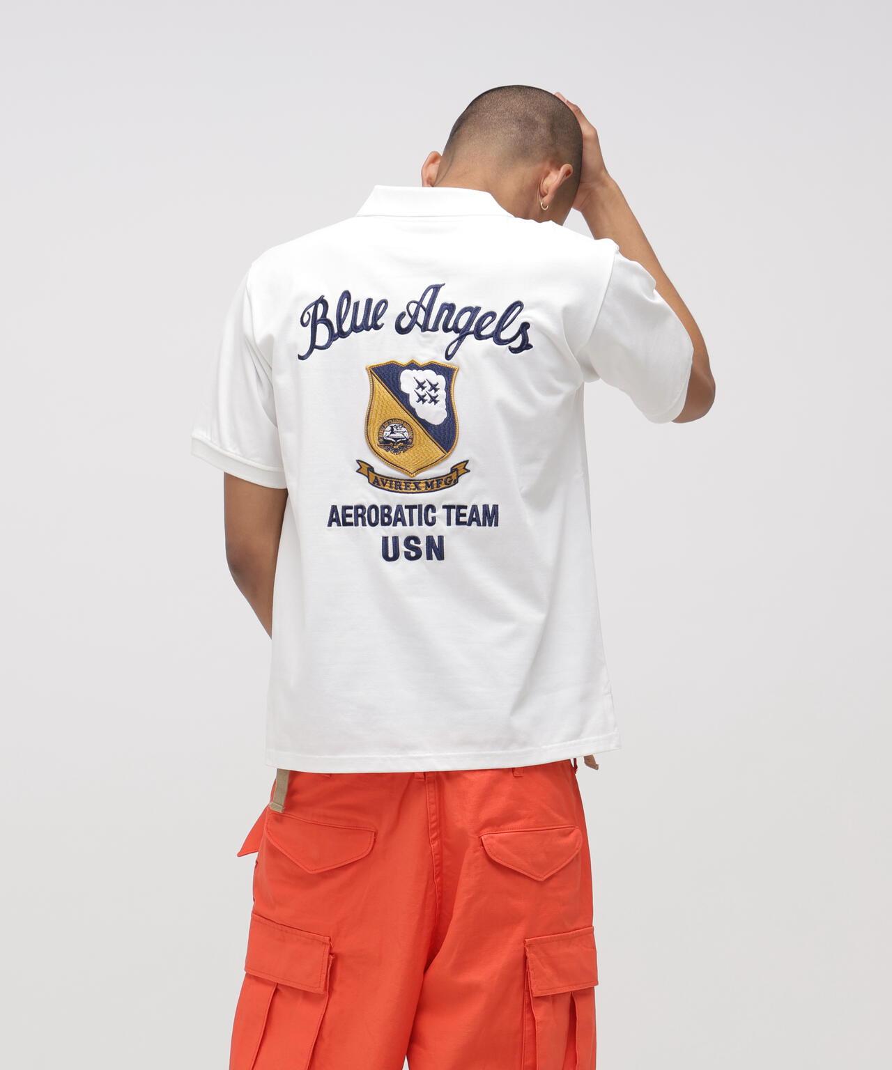 《&DEPOT限定》 BLUE ANGELS S/S POLO POLO衫
