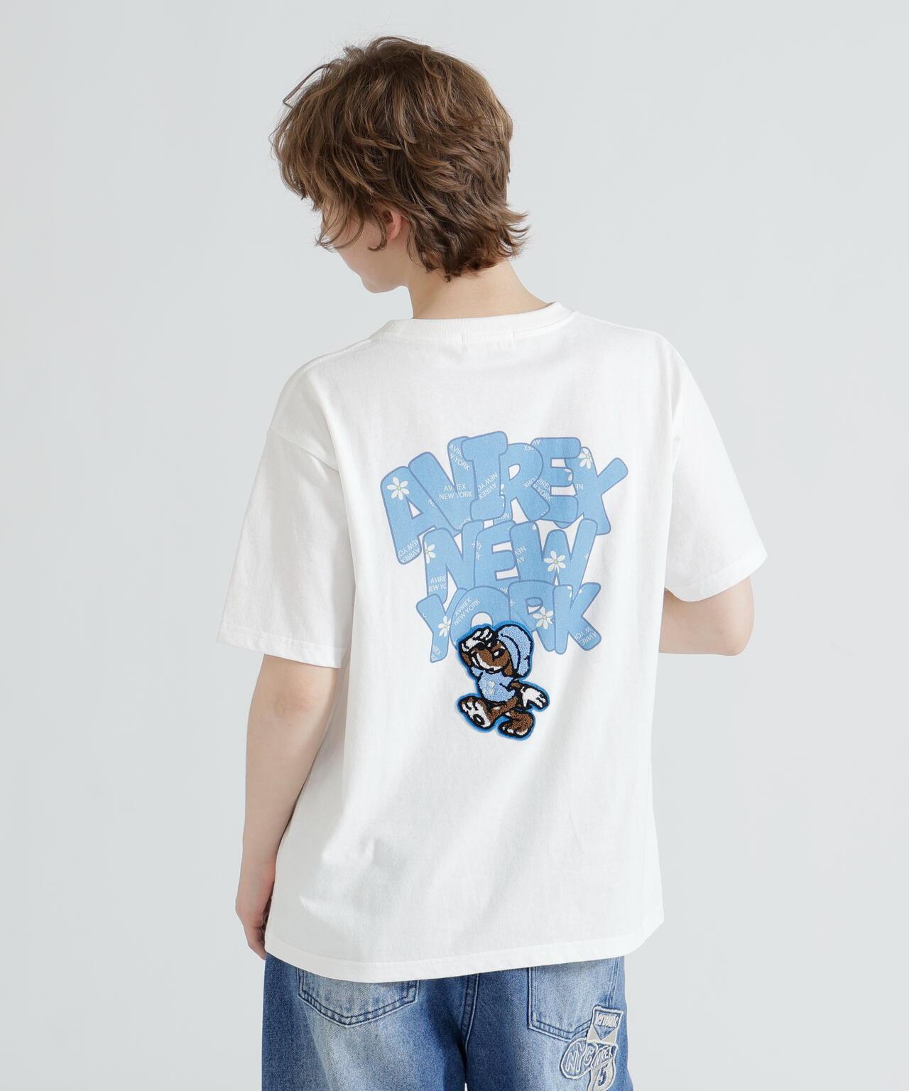S/S SAGARA DOG NEW YORK 英文狗圖案短袖T恤（直営店限定）