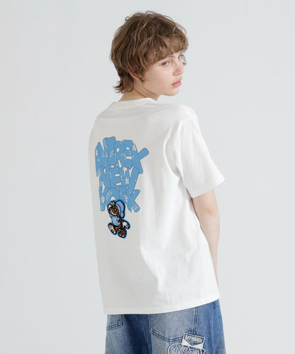 S/S SAGARA DOG NEW YORK 英文狗圖案短袖T恤（直営店限定）