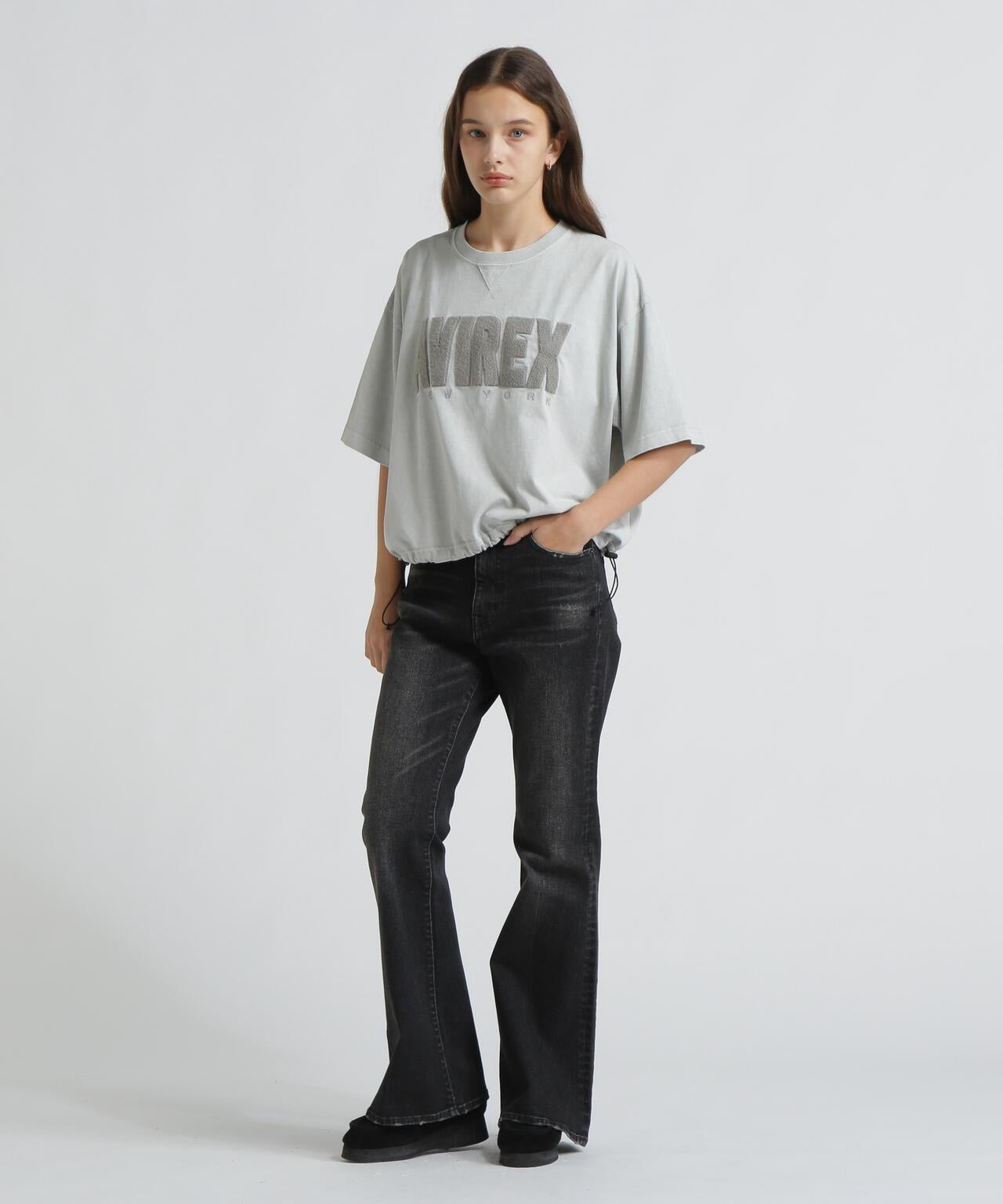 直營店限定 水洗做舊 FADE WASH SAGARA LOGO T恤