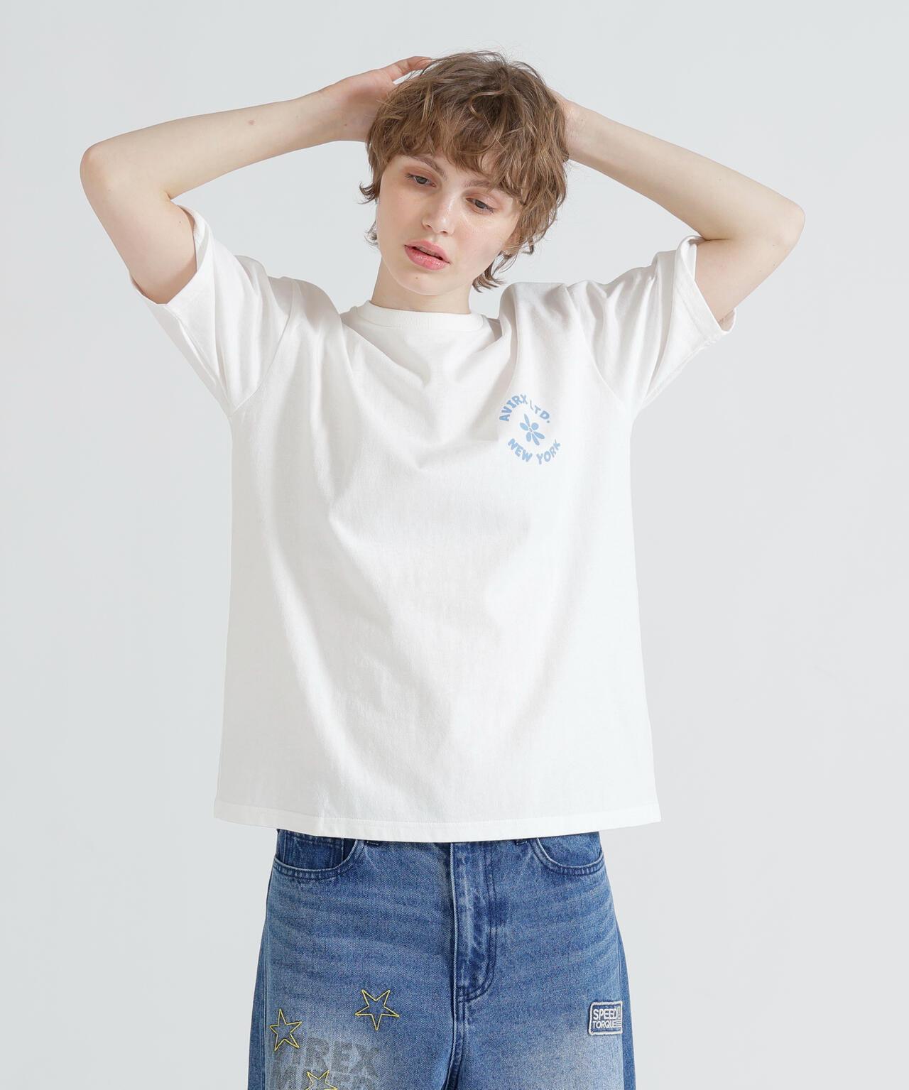 S/S SAGARA DOG NEW YORK 英文狗圖案短袖T恤（直営店限定）