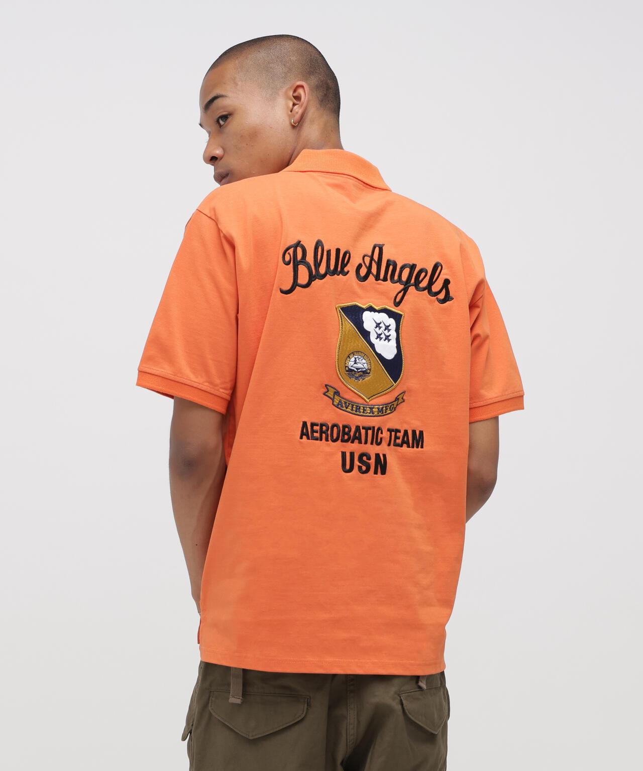 《&DEPOT限定》 BLUE ANGELS S/S POLO POLO衫