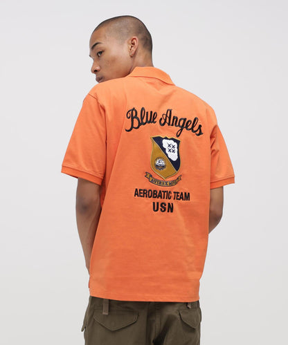 《&DEPOT限定》 BLUE ANGELS S/S POLO POLO衫