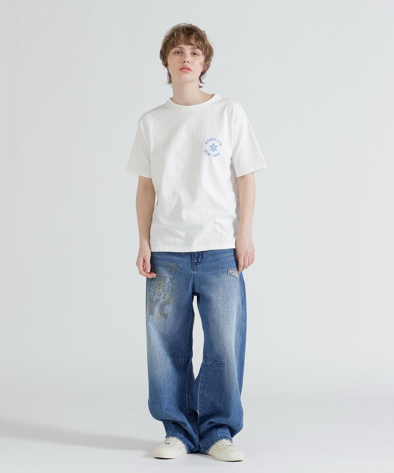 S/S SAGARA DOG NEW YORK 英文狗圖案短袖T恤（直営店限定）