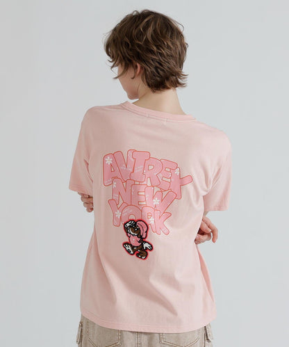 S/S SAGARA DOG NEW YORK 英文狗圖案短袖T恤（直営店限定）