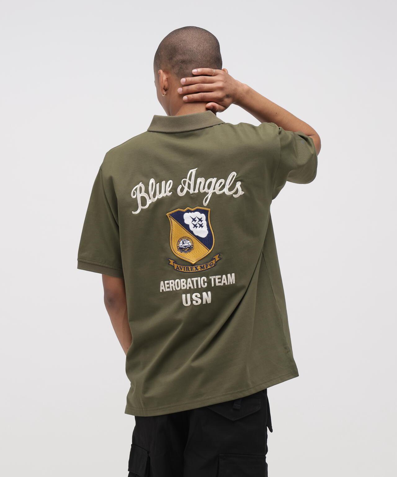 《&DEPOT限定》 BLUE ANGELS S/S POLO POLO衫