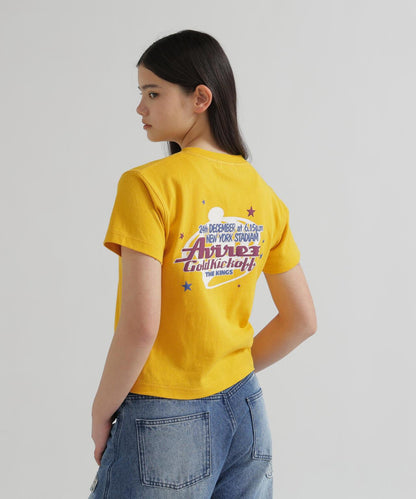 GOLD KICKOFF PUFF PRINT 浮雕印花 T恤
