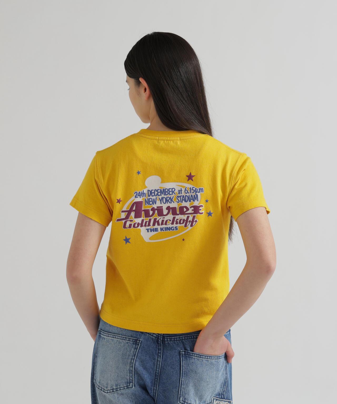 GOLD KICKOFF PUFF PRINT 浮雕印花 T恤