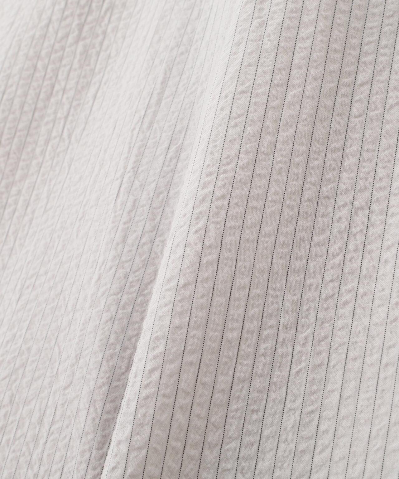 《名品 / マルチサイズ》 泡泡紗細條紋 半闊腿褲