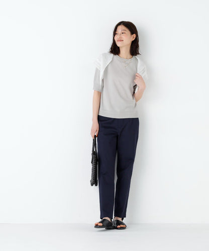 《名品 / ストレッチ素材》 珠地彈力 修身直筒 褲子