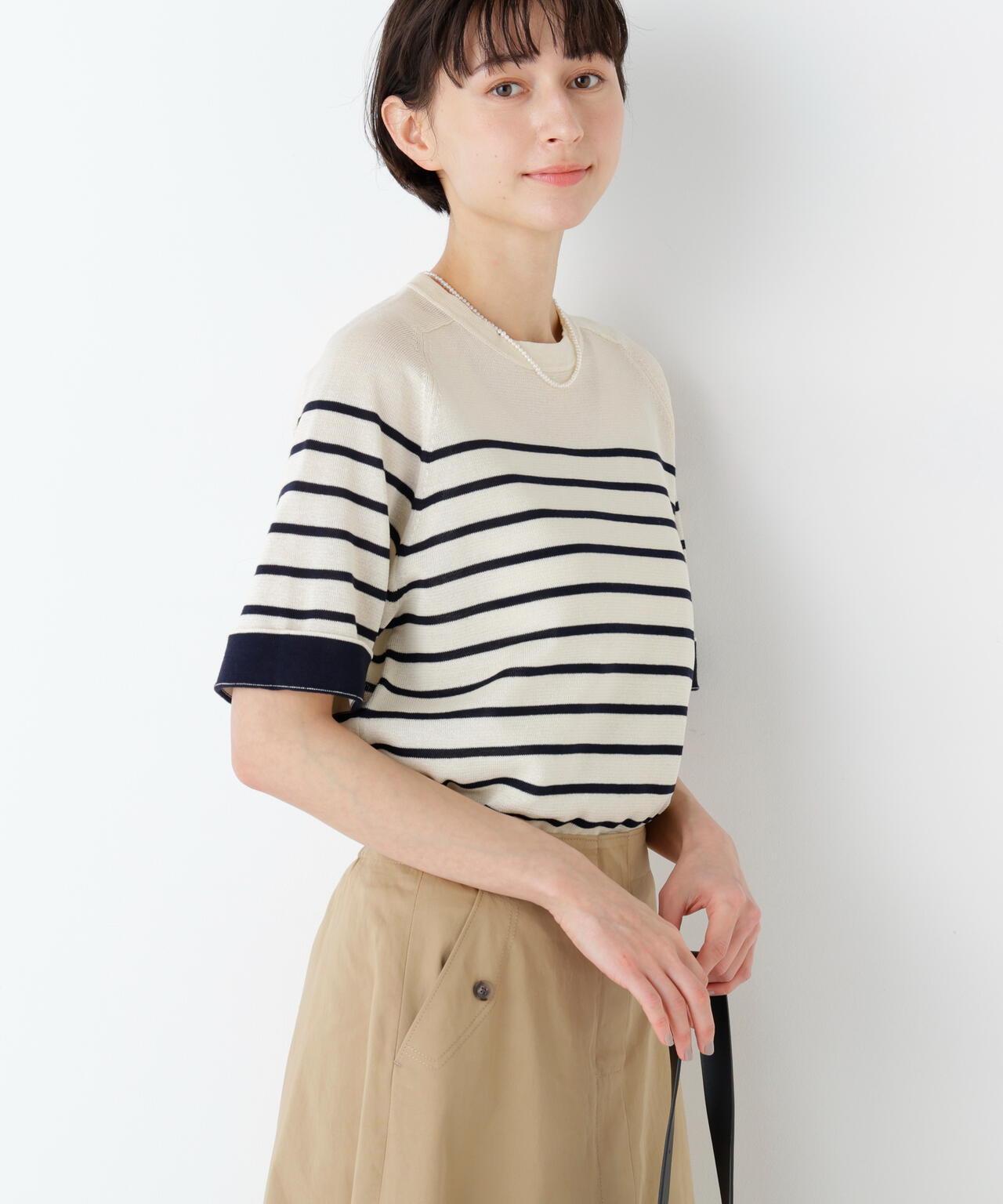 可水洗 高針數假麻 圓領拉格蘭 針織套頭衫 4色款