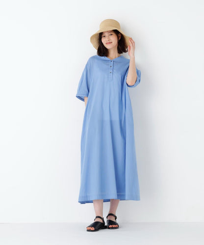 《洗える》 印度刺繡 水手領 連衣裙