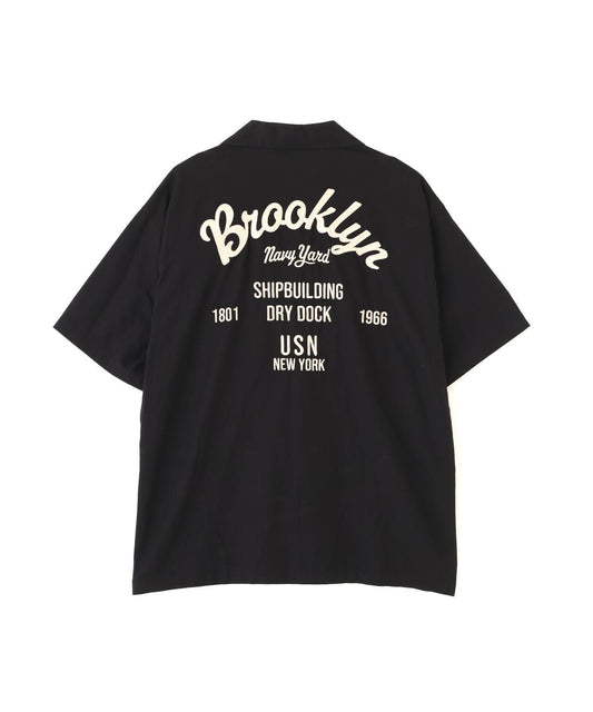 LINEN-COTTON S/S SHIRT "Brooklyn" 襯衫