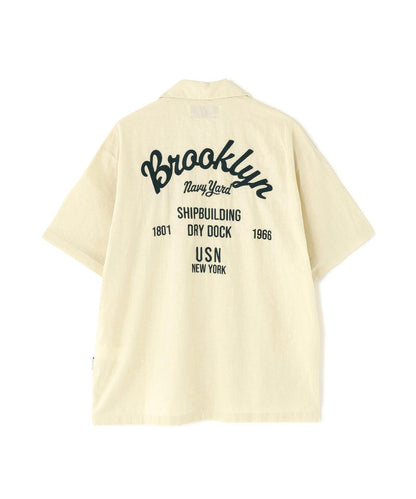 LINEN-COTTON S/S SHIRT "Brooklyn" 襯衫