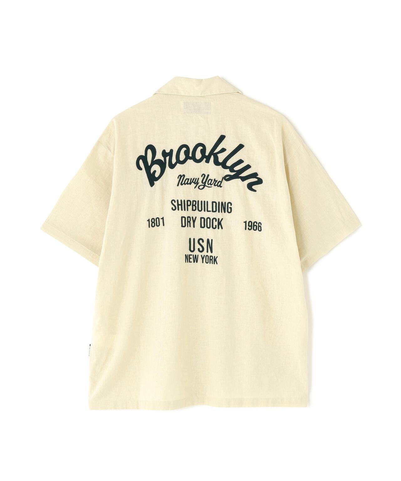 LINEN-COTTON S/S SHIRT "Brooklyn" 襯衫