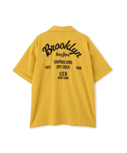 LINEN-COTTON S/S SHIRT "Brooklyn" 襯衫