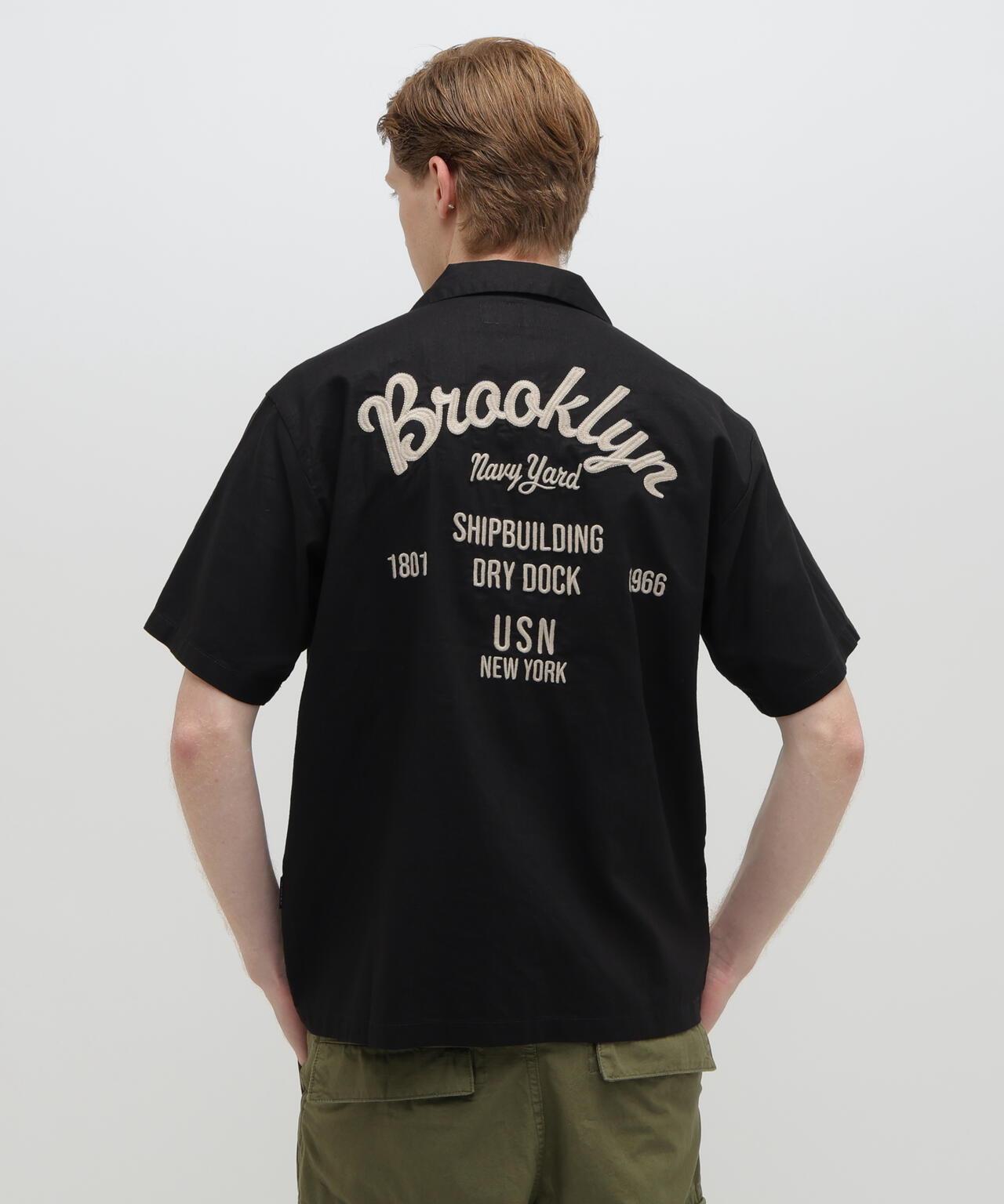 LINEN-COTTON S/S SHIRT "Brooklyn" 襯衫