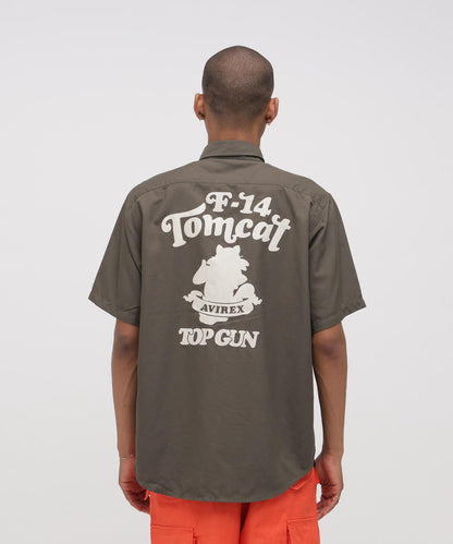 S/S TOM CAT SILHOUETTE 襯衫 《&DEPOT限定》