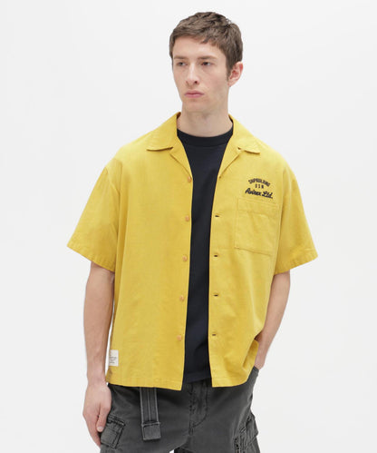 LINEN-COTTON S/S SHIRT "Brooklyn" 襯衫