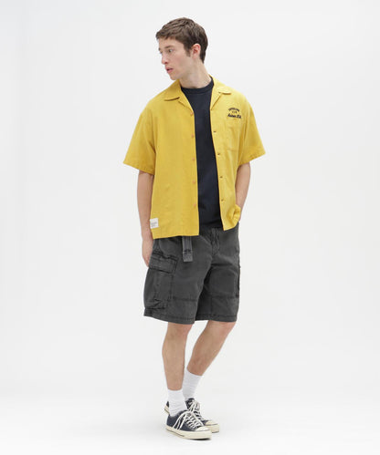 LINEN-COTTON S/S SHIRT "Brooklyn" 襯衫