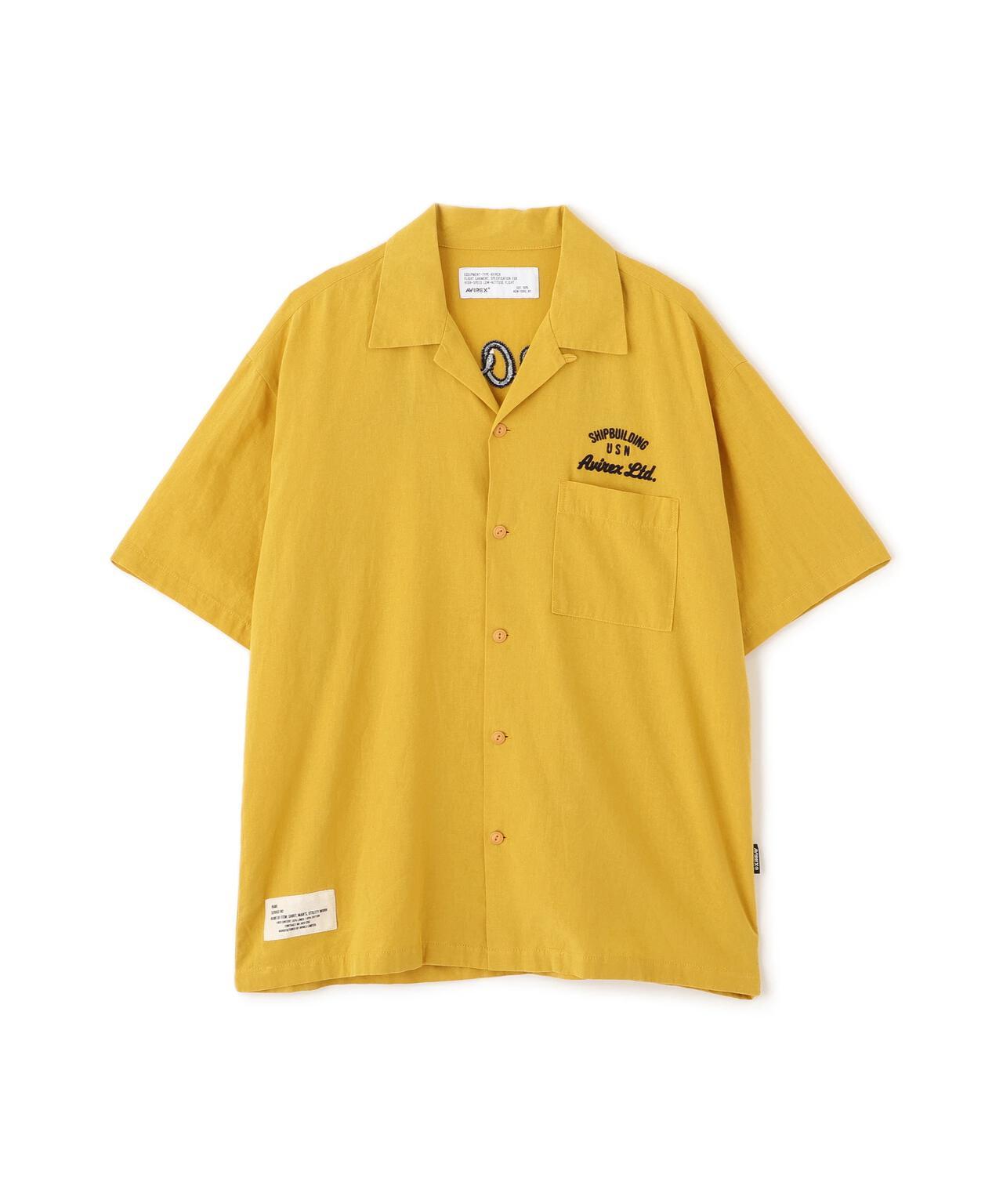 LINEN-COTTON S/S SHIRT "Brooklyn" 襯衫