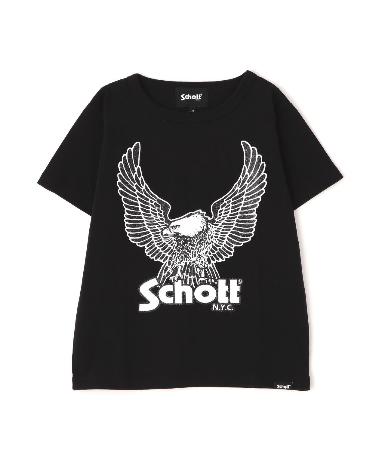 KID'S GLITTER EAGLE T-SHIRT 亮片鷹圖案T恤