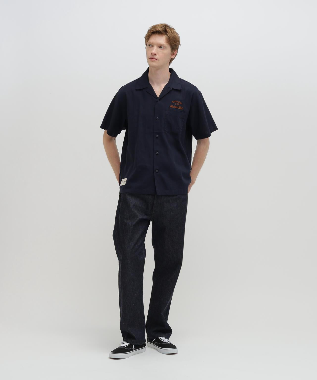 LINEN-COTTON S/S SHIRT "Brooklyn" 襯衫