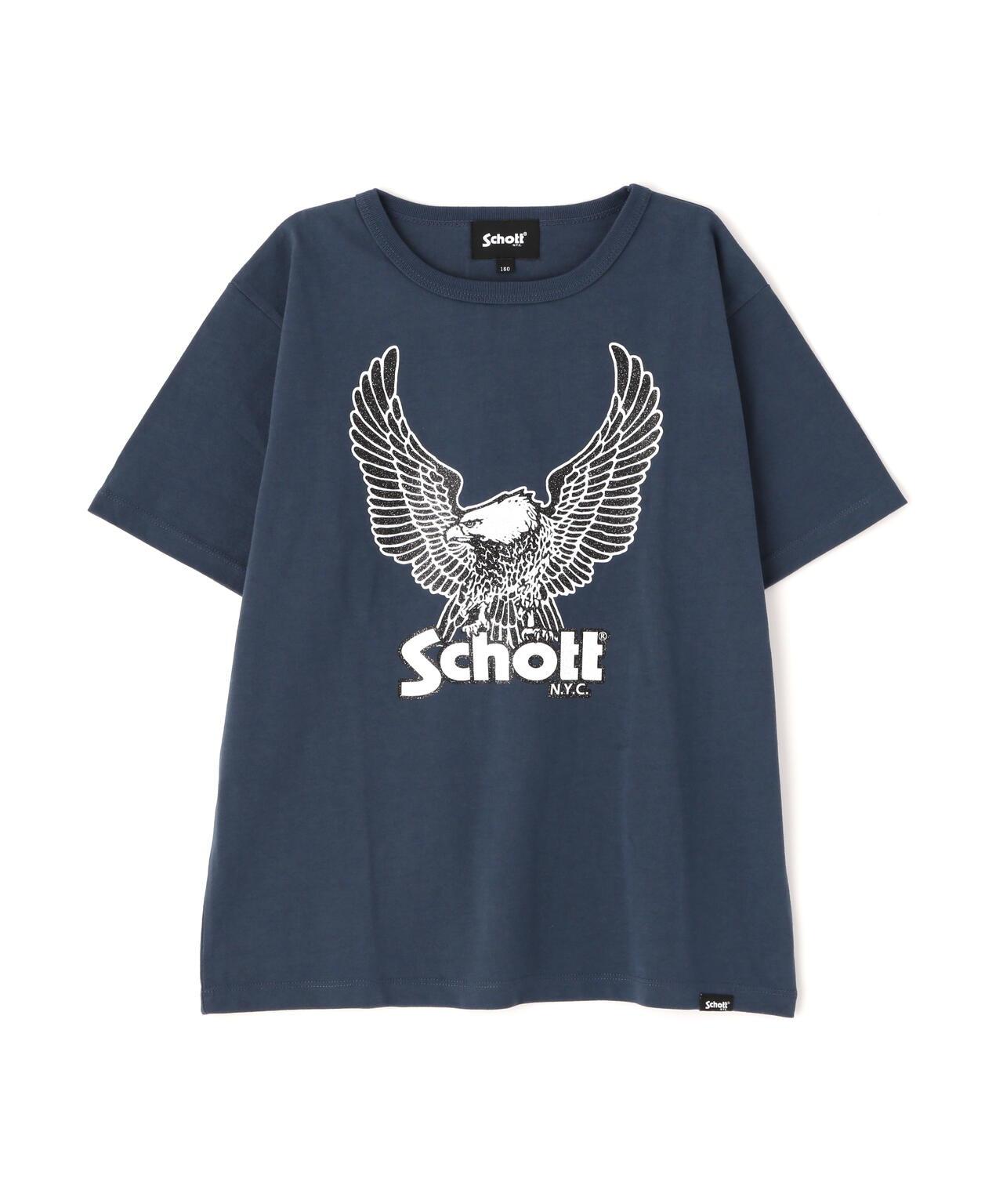 KID'S GLITTER EAGLE T-SHIRT 亮片鷹圖案T恤